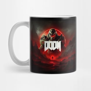 Doom Guy Red Planet Mug